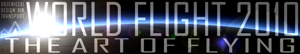 World Flight 2010 The Art of Flying event banner